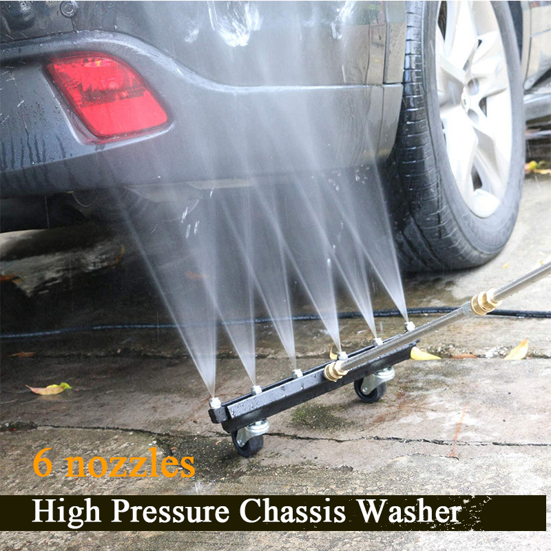 Gardening Tools Shop - Pressure Washer Chassis Cleaner, 6 Nozzle