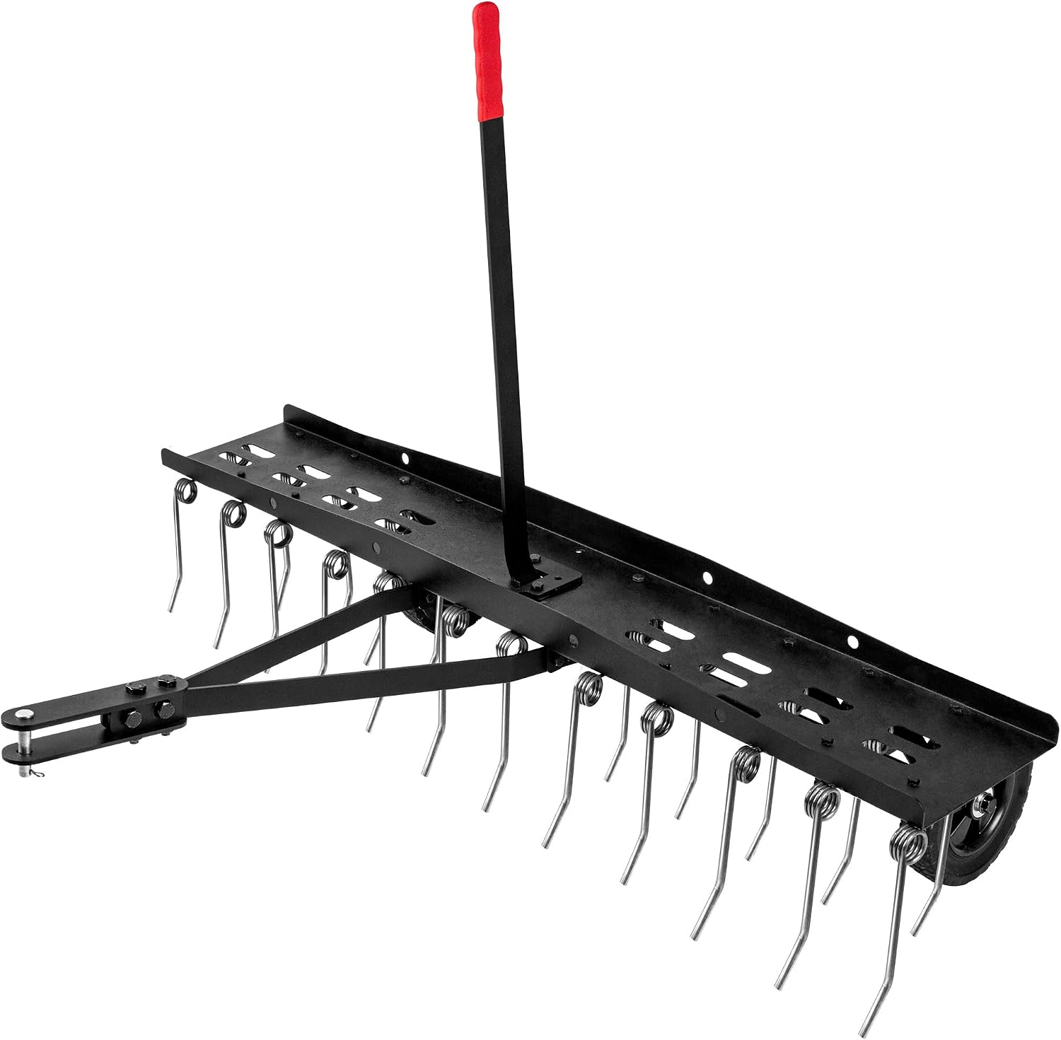 Gardening Yard Tools - Tow Behind Lawn Dethatcher Rake Attachment,