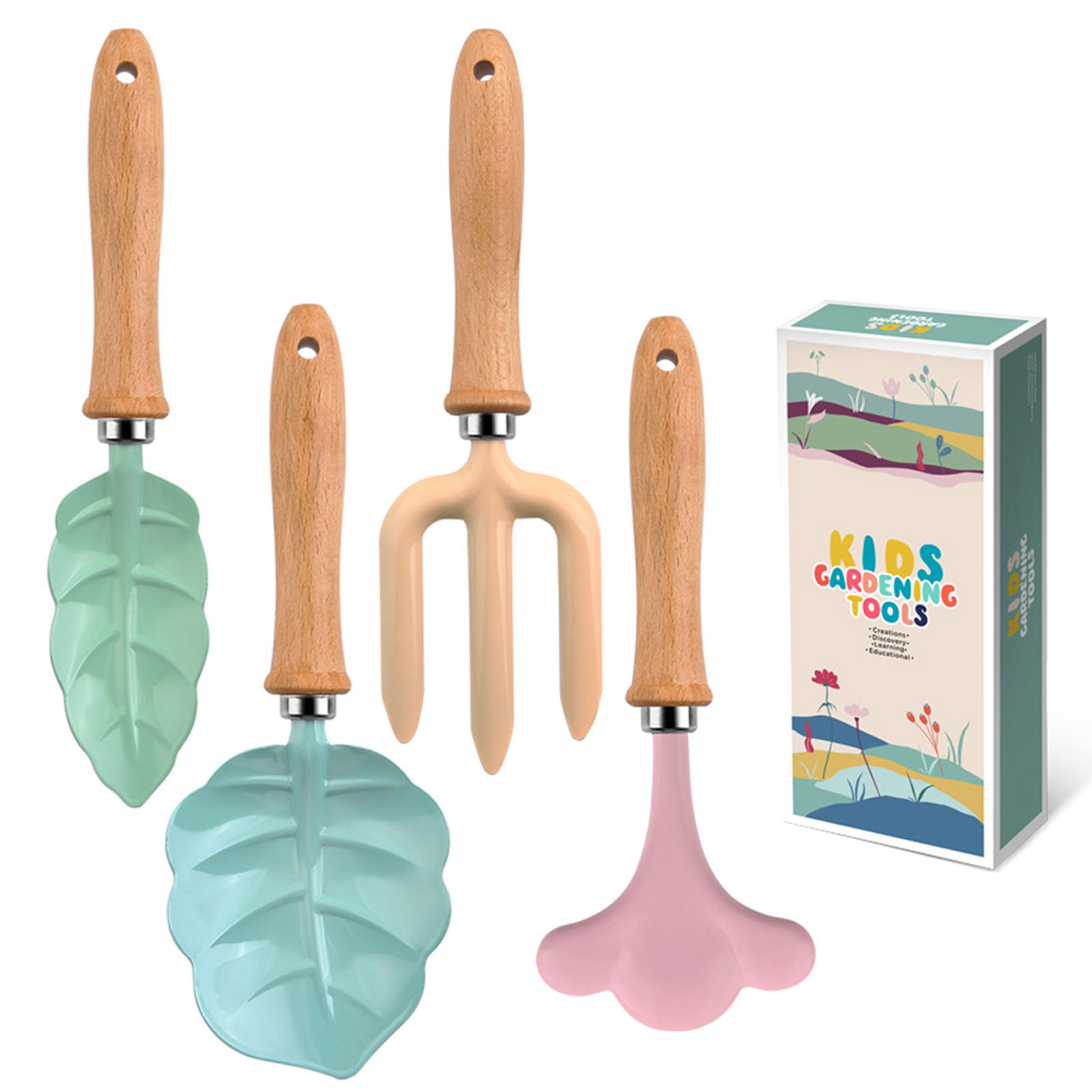 Gardening Tools For Toddlers - Little Gardener Tool Set Colorful Safe