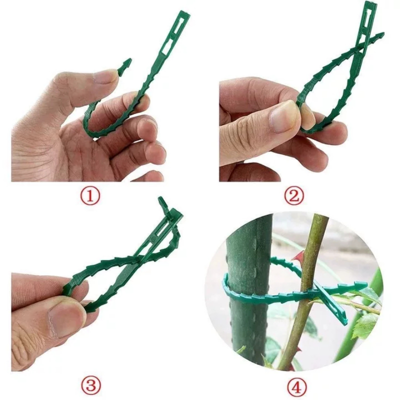 Reusable Garden Cable Ties Pla - Gardening Tools Organizer 评论和价格