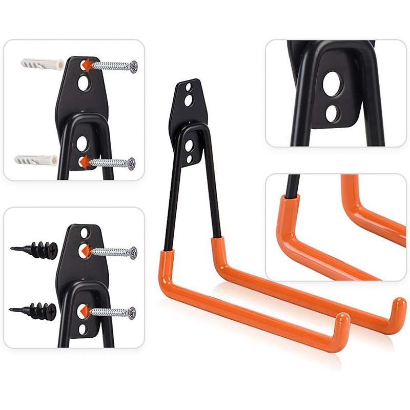 Heavy Duty Wall Mount Iron Hoo - Gardening Tools Organizer 评论和价格