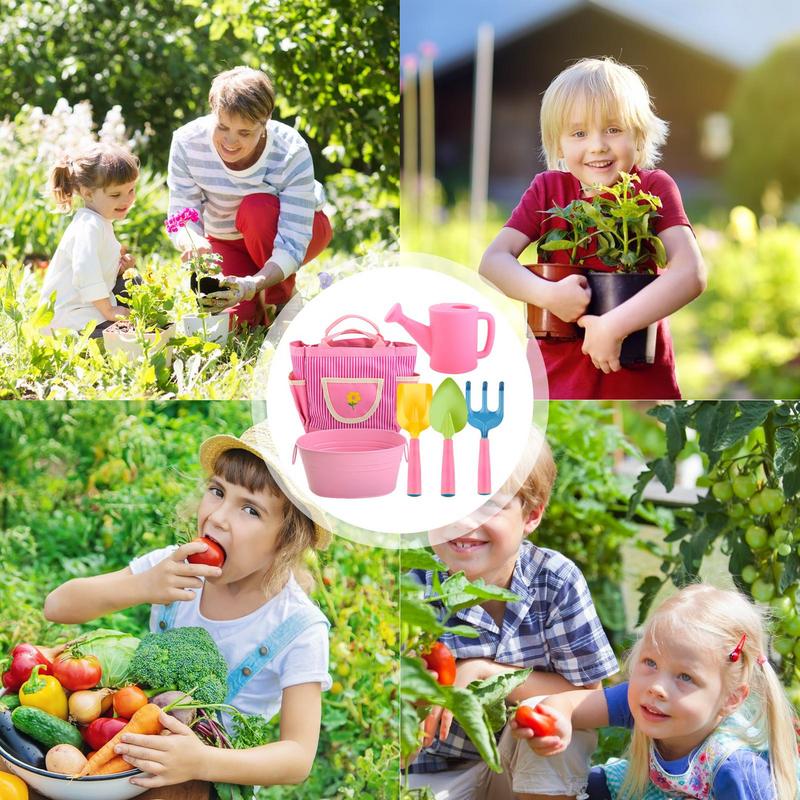 Kids Gardening Tool Set 6X Bac - Gardening Tools For Toddlers 评论和价格