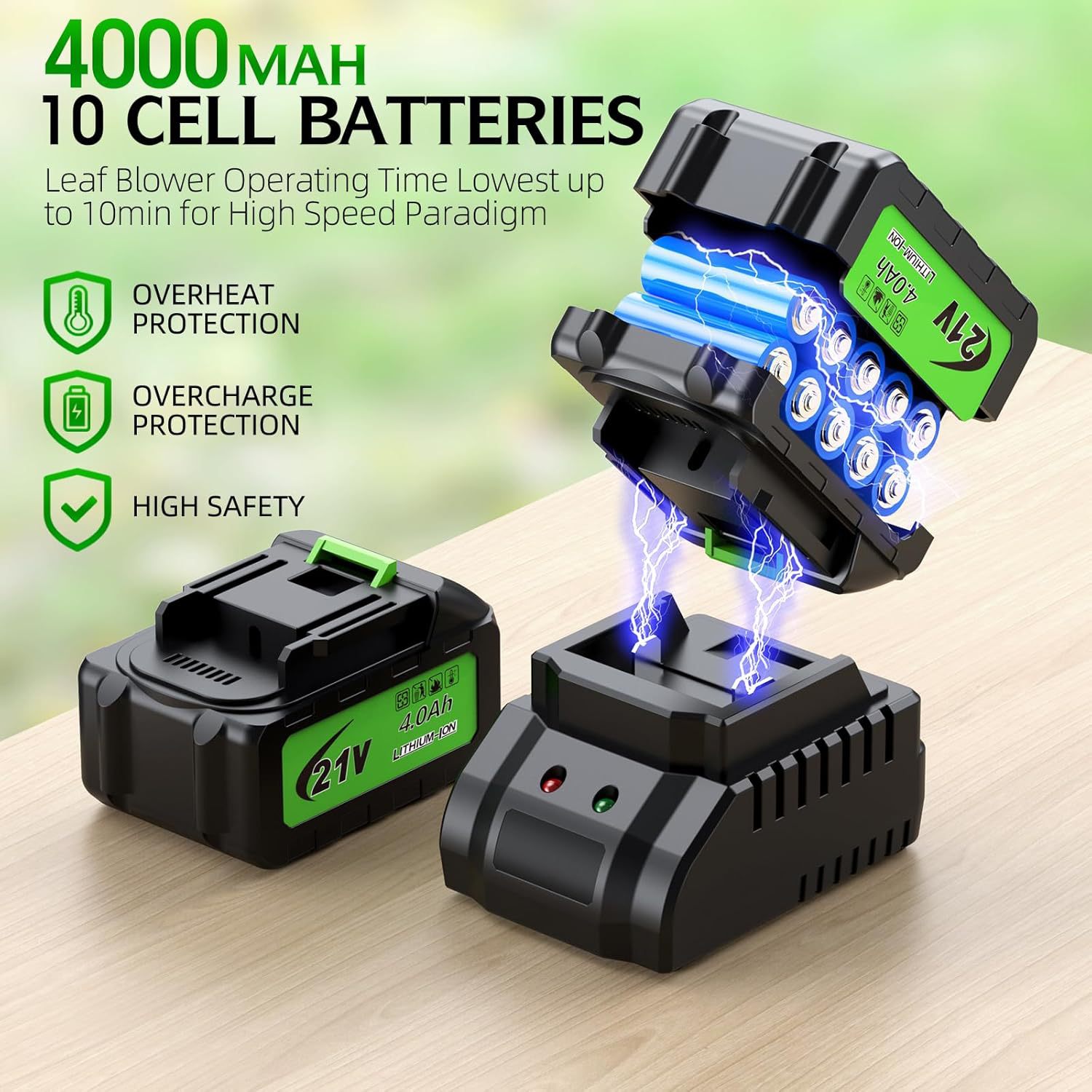 Cordless Electric Leaf Blower  - Gardening Yard Tools 评论和价格