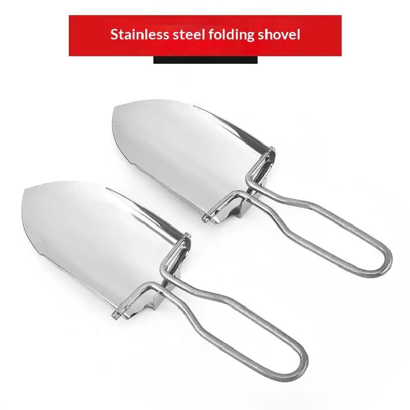 Stainless Steel Folding Shovel - Gardening Tools Spade 评论和价格
