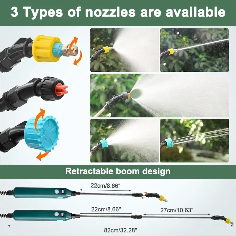 Portable 2400mAh High Pressure - Gardening Tools Lowes 评论和价格
