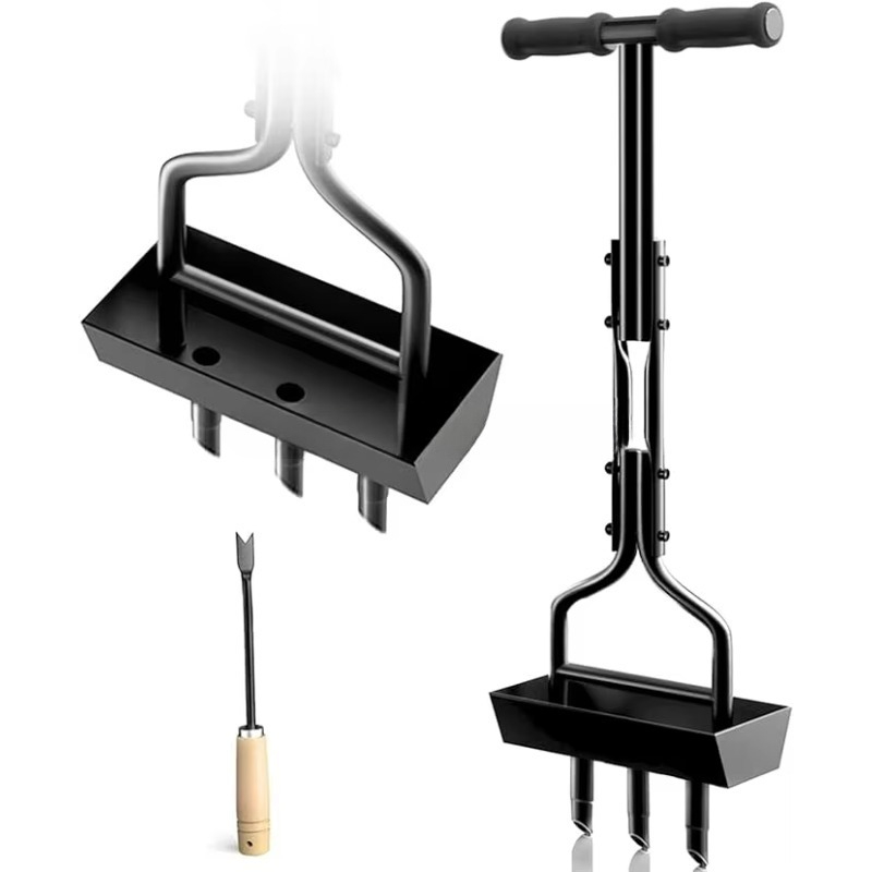Manual Lawn Aerator Manual Cor - Gardening Yard Tools 评论和价格