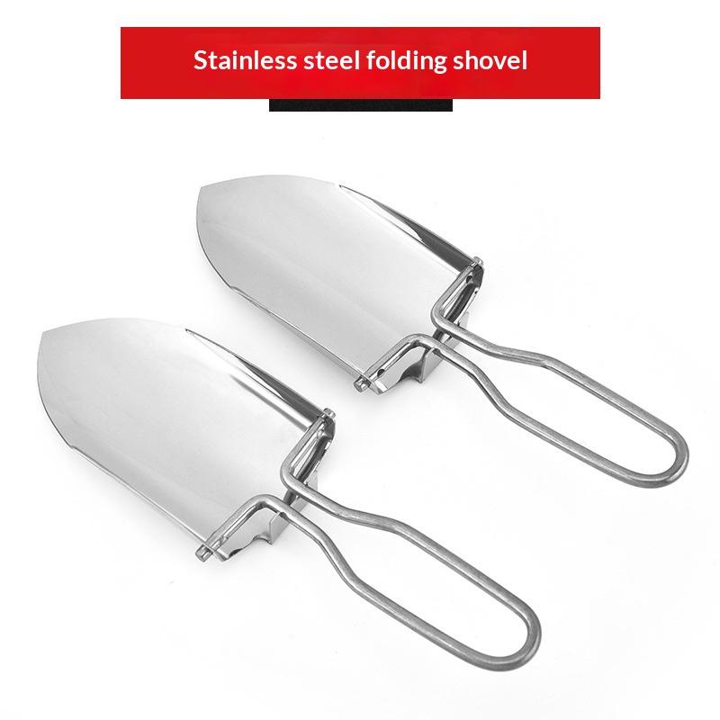 1/2pcs Stainless Steel Folding - Gardening Tools Spade 评论和价格