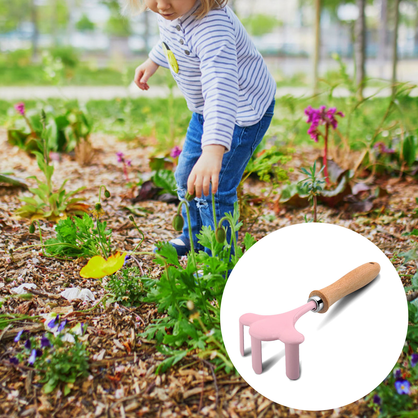 Little Gardener Tool Set Color - Gardening Tools For Toddlers 评论和价格