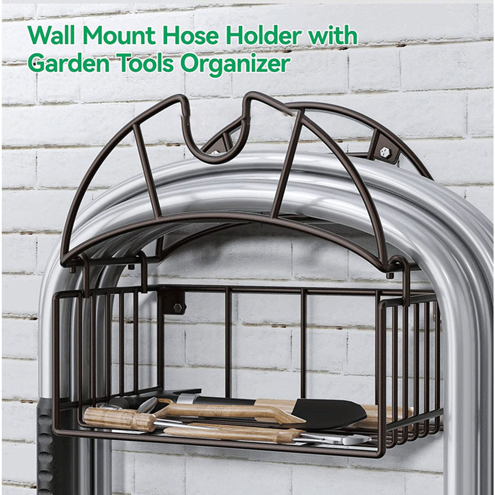 Wall Mount Garden Hose Holder  - Gardening Yard Tools 评论和价格